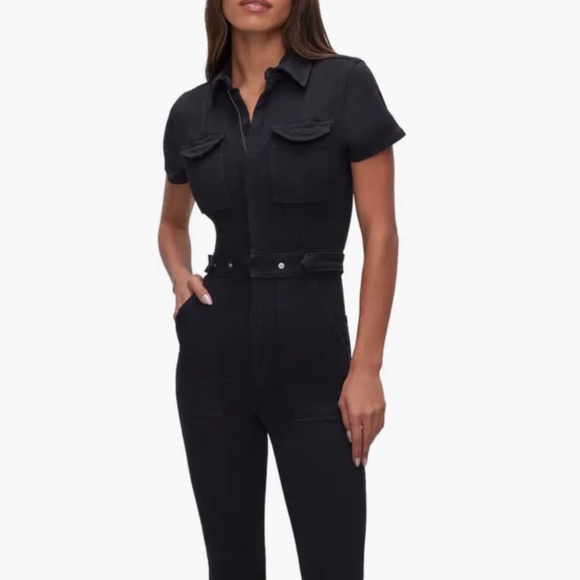 Good American Fit For Success Jumpsuit - size 1 (denim) - Picture 1 of 5